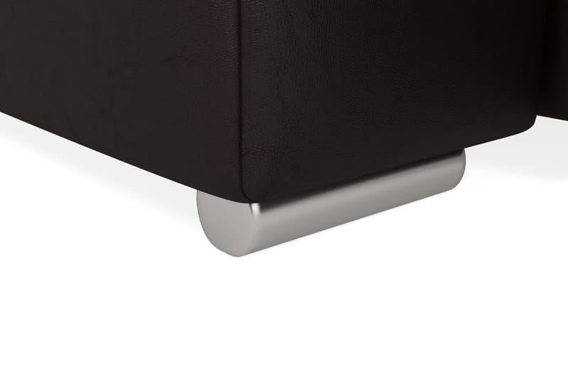 Dynir Stor Hörnbäddsoffa Divan med Förvaring Vänster 350 cm Bred - Beige / Brun - Möbler - Soffa - Skinnsoffa