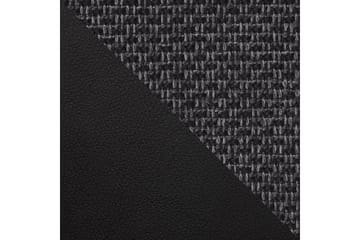 Dynir Stor Hörnbäddsoffa Divan med Förvaring Vänster - Grå / Svart - Möbler - Soffa - Skinnsoffa