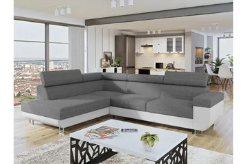 Fonti 3-sits Bäddsoffa - Svart - Möbler - Soffa - Skinnsoffa