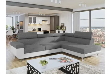 Fonti 3-sits Bäddsoffa - Svart - Möbler - Soffa - Skinnsoffa