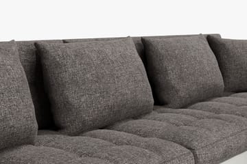 Hörnbäddsoffa Sororia Divan med Förvaring Höger - Vit/Ljusgrå - Möbler - Soffa - Skinnsoffa