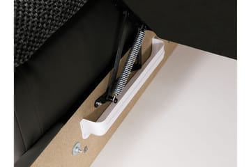 Hörnbäddsoffa Sororia Divan med Förvaring Vänster - Ljusgrå/Vit - Möbler - Soffa - Skinnsoffa