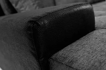 Irja Divanbäddsoffa 3-sits Vändbar - Svart - Möbler - Soffa - Skinnsoffa