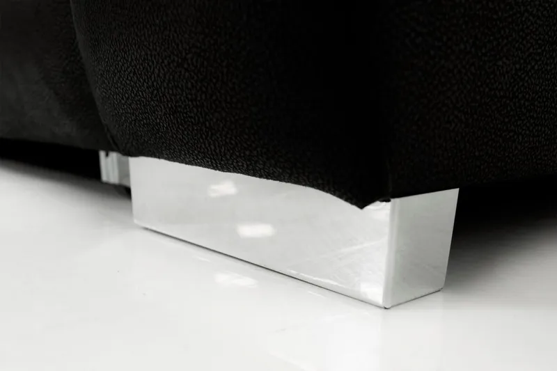 Irja Divanbäddsoffa 3-sits Vändbar - Svart - Möbler - Soffa - Skinnsoffa