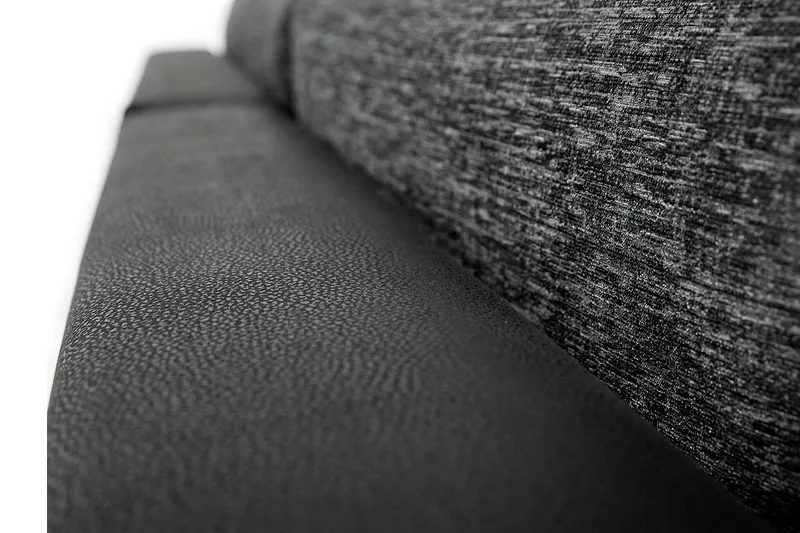 Irja Divanbäddsoffa 3-sits Vändbar - Svart - Möbler - Soffa - Skinnsoffa