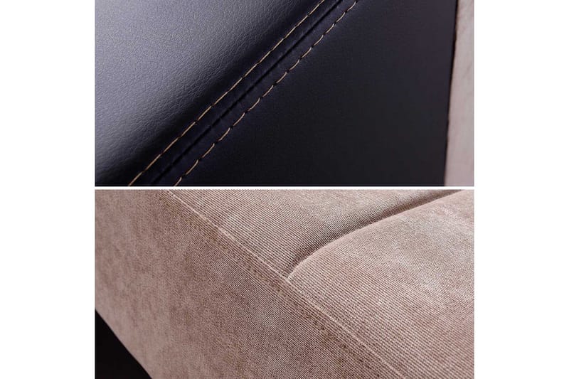 Keisha Divanbäddsoffa - Beige/Brun - Möbler - Soffa - Skinnsoffa