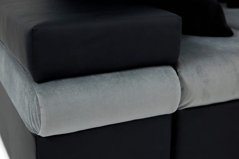 Naoma Divanbäddsoffa 310x175x83 cm - Grå - Möbler - Soffa - Skinnsoffa