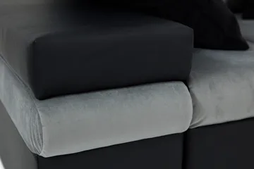 Naoma Divanbäddsoffa 310x175x83 cm - Grå - Möbler - Soffa - Skinnsoffa