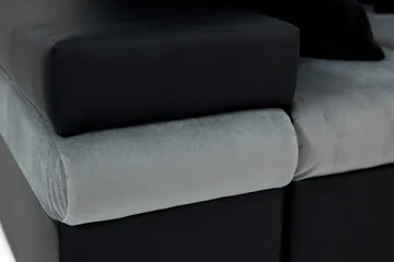 Naoma Divanbäddsoffa 310x175x83 cm - Grå - Möbler - Soffa - Skinnsoffa