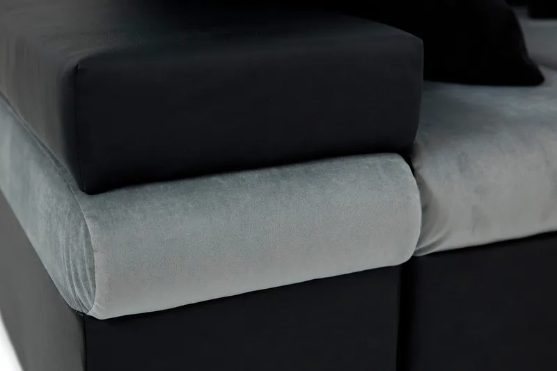 Naoma Divanbäddsoffa 310x175x83 cm - Grå - Möbler - Soffa - Skinnsoffa