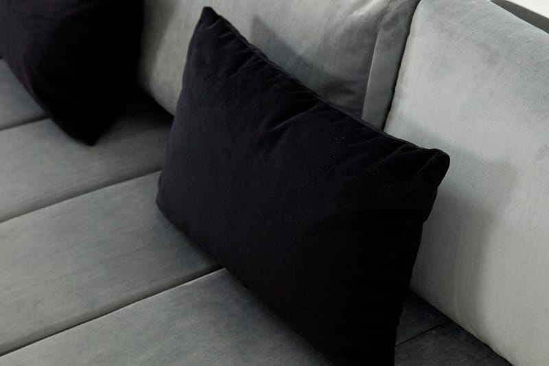 Naoma Divanbäddsoffa 310x175x83 cm - Grå - Möbler - Soffa - Skinnsoffa