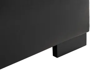 Ocean 4-sits Vänstervänd U-formad Soffa med Divan och Schäslong i Konstläder/Tyg - Grå / Svart - Möbler - Soffa - Divansoffa & schäslongsoffa - 4 sits soffa med divan