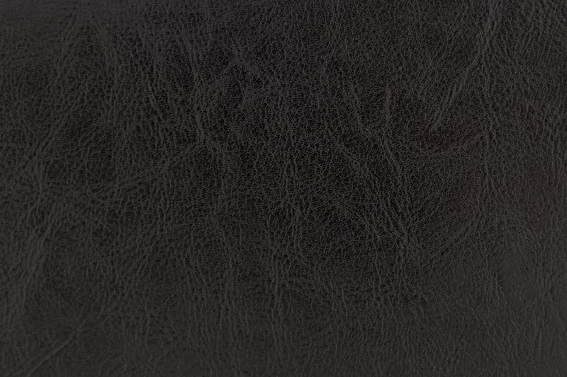 Ocean 5-sits Vänstervänd U-formad Large Soffa med Divan och Schäslong i Konstläder/Tyg - Grå / Svart - Möbler - Soffa - Skinnsoffa