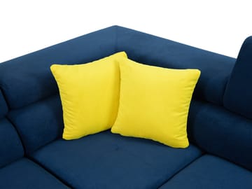 Oertel 4-sits Bäddsoffa Vänster - Grå/Vit - Möbler - Soffa - Skinnsoffa