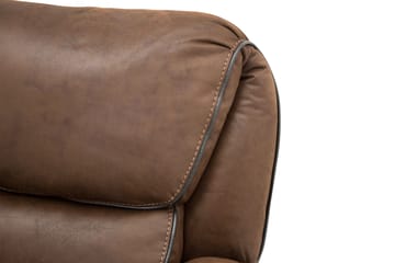 Saranda 3-sits Soffa - Brun - Möbler - Soffa - Biosoffa & reclinersoffa - 3 sits biosoffa & reclinersoffa