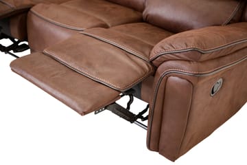 Saranda 3-sits Soffa - Brun - Möbler - Soffa - Skinnsoffa