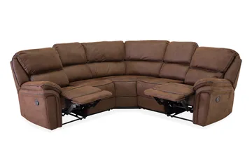 Saranda Hörnsoffa - Brun - Möbler - Soffa - Biosoffa & reclinersoffa