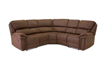 Saranda Hörnsoffa - Brun - Möbler - Soffa - Biosoffa & reclinersoffa