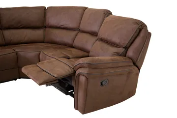 Saranda Hörnsoffa - Brun - Möbler - Soffa - Biosoffa & reclinersoffa