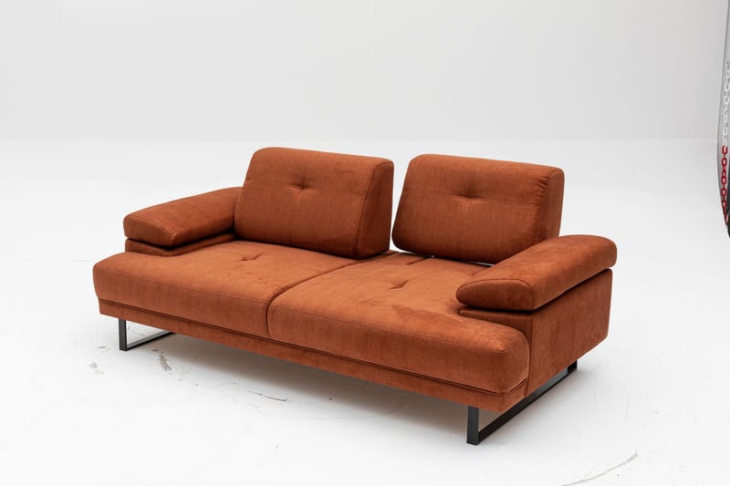 Soffa 2-sits Caboolture - Orange - 2 sits soffa