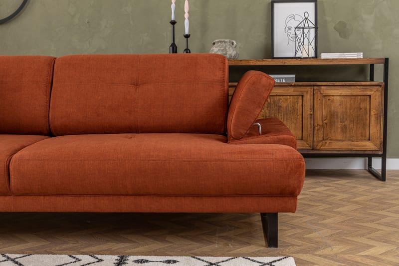 Soffa 3-sits Caboolture - Orange - 3 sits soffa