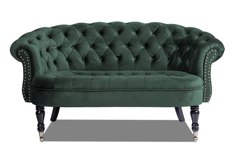 Soffa Chester Ludovic 2-sits - Howardsoffa - Sammetssoffa - Chesterfield soffa - 2 sits soffa