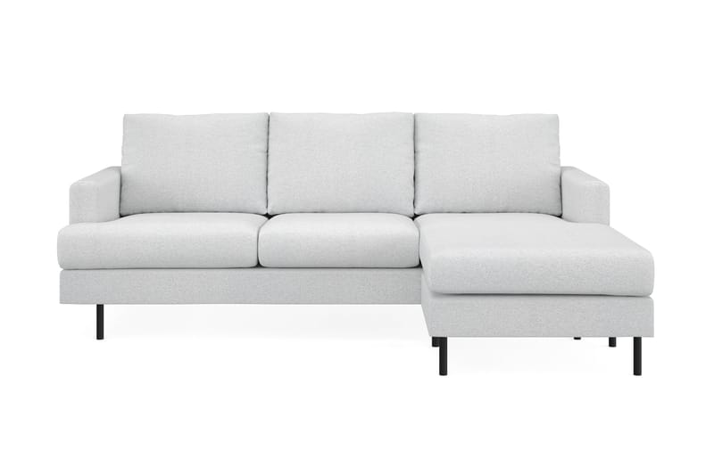 Soffa m. Divan Armunia Compact 3-sits - Ljusgrå - 3 sits soffa med divan - Divansoffa & schäslongsoffa