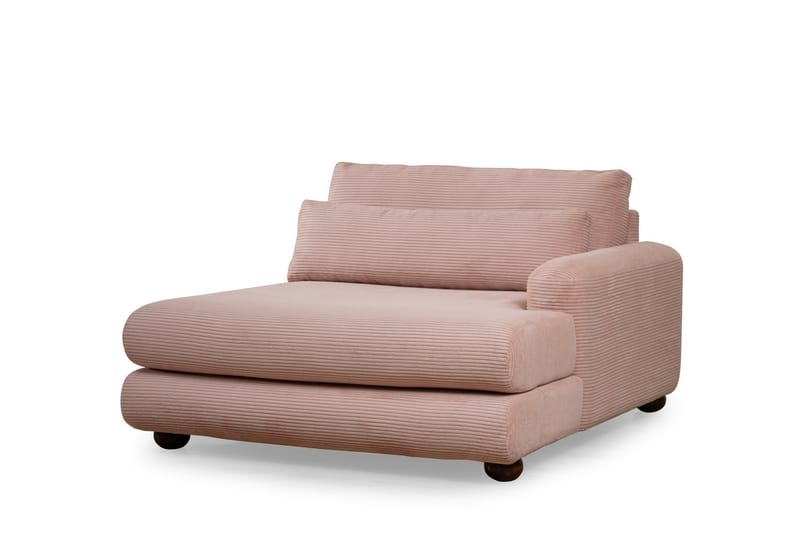 Soffa m. Divan Maddington 3-sits - Rosa - 3 sits soffa med divan - Divansoffa & schäslongsoffa