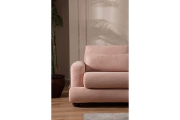 Soffa m. Divan Maddington 3-sits - Rosa - Möbler - Soffa - Divansoffa & schäslongsoffa - 3 sits soffa med divan
