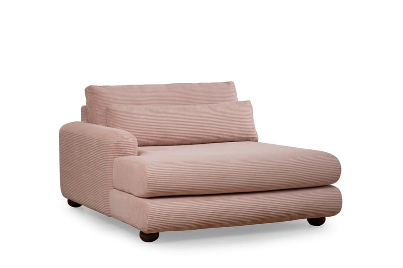 Soffa m. Divan Maddington 3-sits - Rosa - Möbler - Soffa - Divansoffa & schäslongsoffa - 3 sits soffa med divan