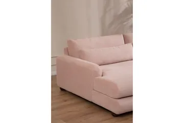 Relento Soffa m. Divan 3-sits - Rosa - Möbler - Soffa - Divansoffa & schäslongsoffa - 3 sits soffa med divan