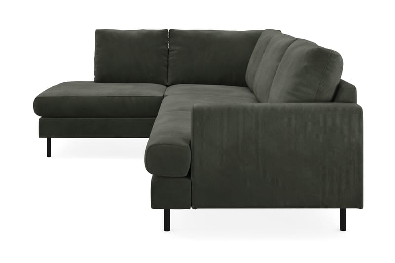 Soffa m. Schäslong Armunia Compact 4-sits - Mörkgrön - 4 sits soffa med divan - Divansoffa & schäslongsoffa