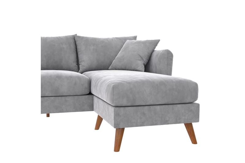 Soffa Magnolia - Ljusgrå - 3 sits soffa