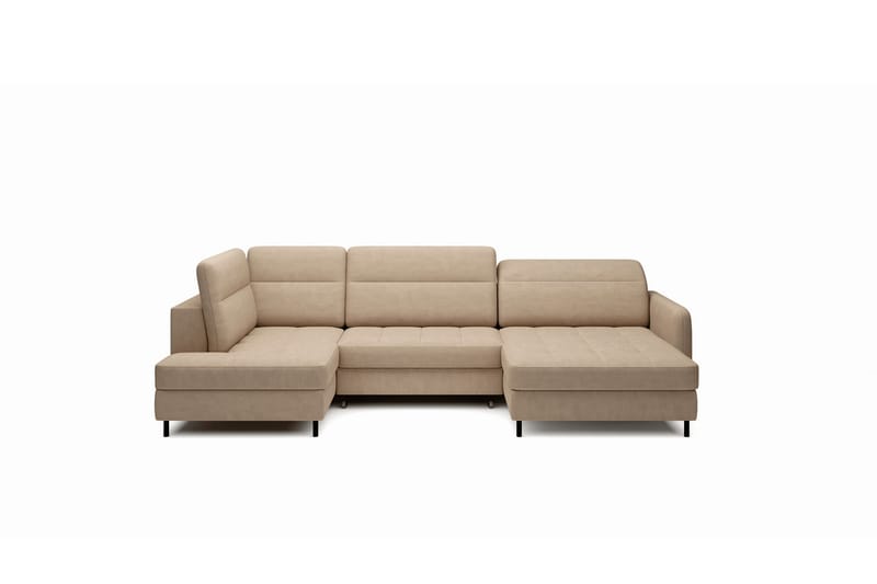 Soffa med Divan och Schäslong Berrto 5-sits - Beige - Möbler - Soffa - U-soffa
