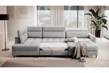 Soffa med Divan och Schäslong Berrto 5-sits - Grå - Möbler - Soffa - U-soffa