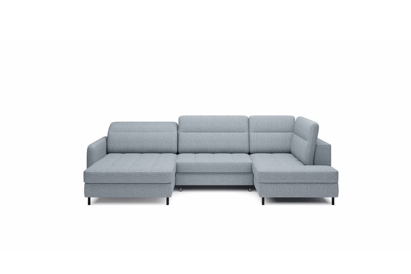 Soffa med Divan och Schäslong Berrto 5-sits - Grå - Möbler - Soffa - U-soffa