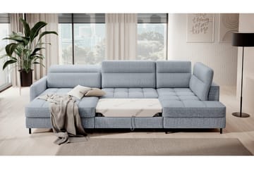 Soffa med Divan och Schäslong Berrto 5-sits - Grå - Möbler - Soffa - U-soffa