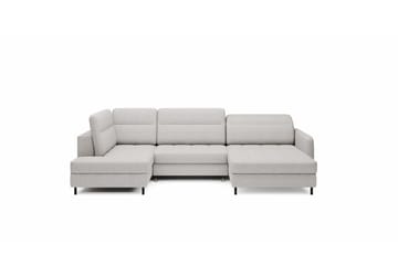 Soffa med Divan och Schäslong Berrto 5-sits - Ljusgrå - Möbler - Soffa - U-soffa