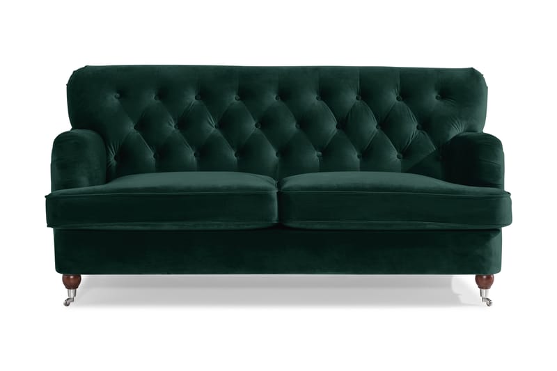 Soffa New Castle Sammet - Howardsoffa - Sammetssoffa - 2 sits soffa