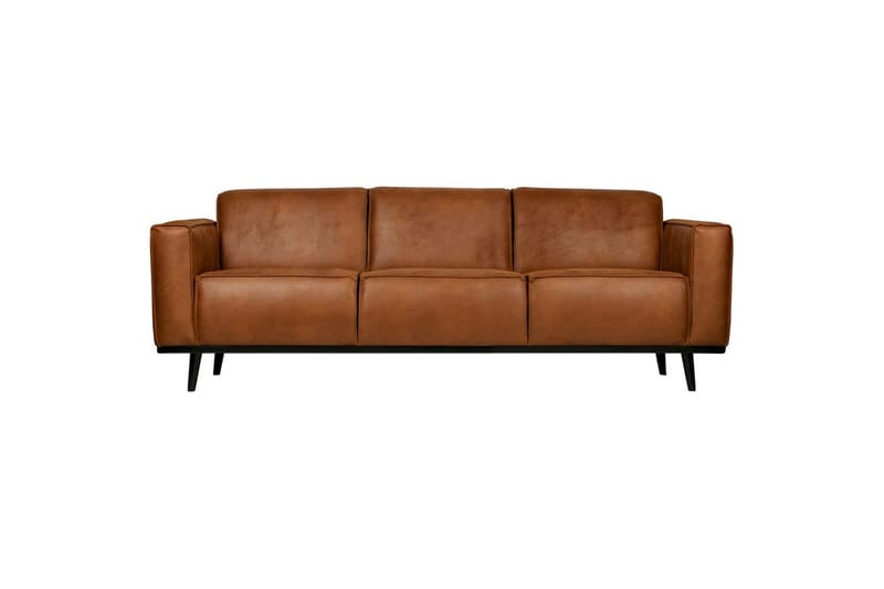Soffa Statement 3-sits, Cognac, 35% Läder / 65% Pes