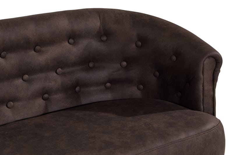 Soffa Thunia Siss - Vintage Brun - Skinnsoffa - 2 sits soffa
