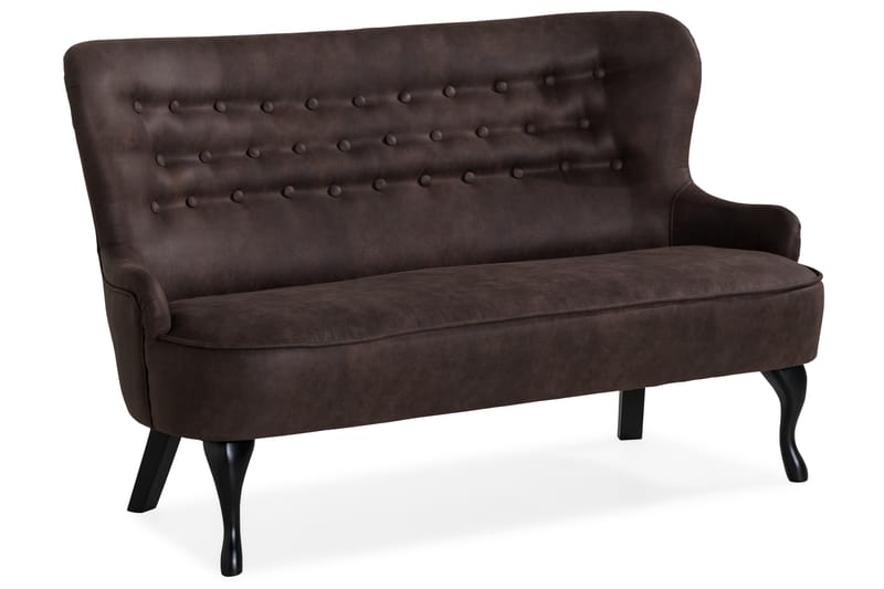 Soffa Thunia - Vintage Brun - Skinnsoffa - 2 sits soffa