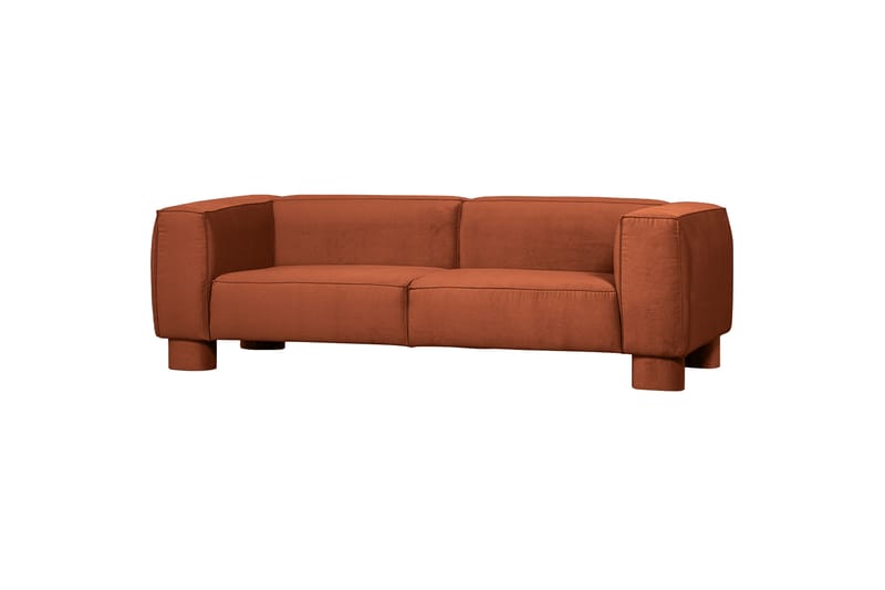 Soffa Paveen 3-sits - Orange - 3 sits soffa