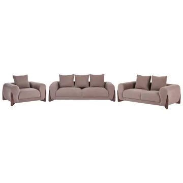 Soffgrupp 6-sits Vinliden - Mörkbrun - Möbler - Soffa - Soffgrupp