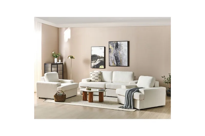 Soffgrupp Alla Vit - Vit - Möbler - Soffa - Soffgrupp