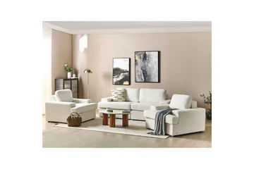 Soffgrupp Alla Vit - Vit - Möbler - Soffa - Soffgrupp