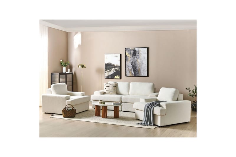 Soffgrupp Alla Vit - Vit - Möbler - Soffa - Soffgrupp