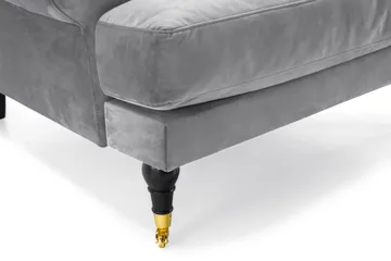 Andrew Soffgrupp 2+1 Sammet - Ljusgrå - Möbler - Soffa - Soffgrupp - Howard soffgrupp