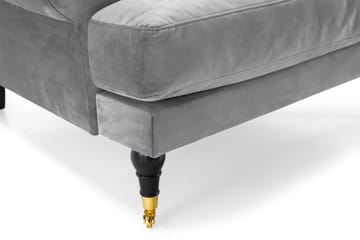 Andrew Soffgrupp 2+1 Sammet - Ljusgrå - Möbler - Soffa - Soffgrupp - Howard soffgrupp