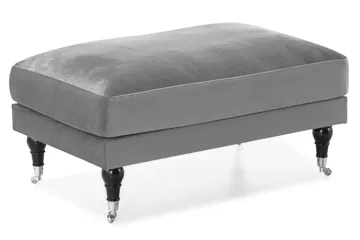 Andrew Soffgrupp 3+1 Sammet - Ljusgrå - Möbler - Soffa - Soffgrupp - Howard soffgrupp